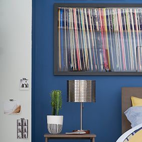 Perforated Shade Table Lamp with USB