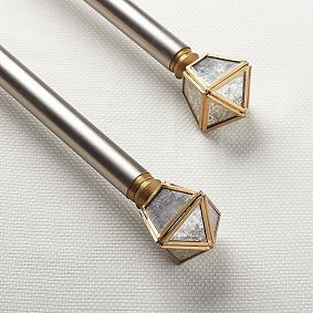 Antique Mirror Finial &amp; Hardware Set