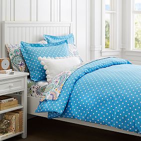 Dottie Duvet Cover &amp; Sham, Blue