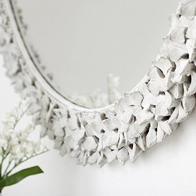 Flower &amp; Butterfly Mirror