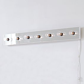 Mirrored Marquee Strip Light