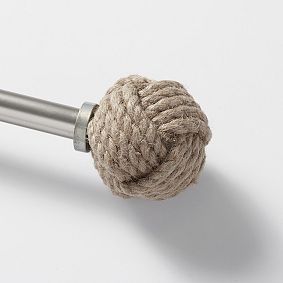 Rope Finial &amp; Hardware Set