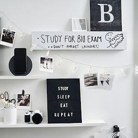 No Nails Whiteboard Photo Rail