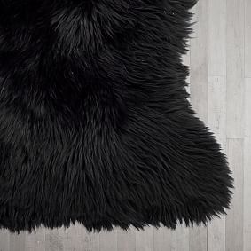 Supersoft Shearling Rug - Black