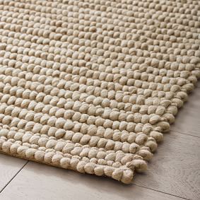 Textured Wool Rug - Oatmeal