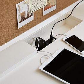 west elm x pbt Mid-Century Smart Wall Desk (38&quot;)