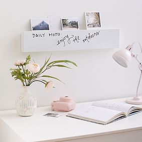 No Nails Whiteboard Photo Rail