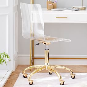 Open Box:  Piper Acrylic Desk Chair