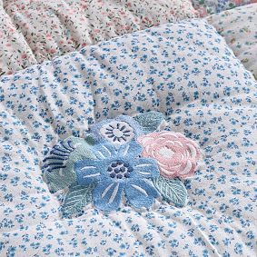 Hello Kitty&#174; Chambray Patchwork Quilt