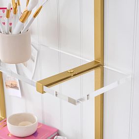 Metal Acrylic Bookcase (24"x25")