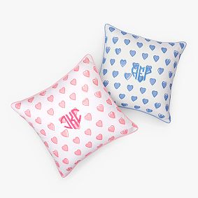 Roller Rabbit Hearts Pillow Cover