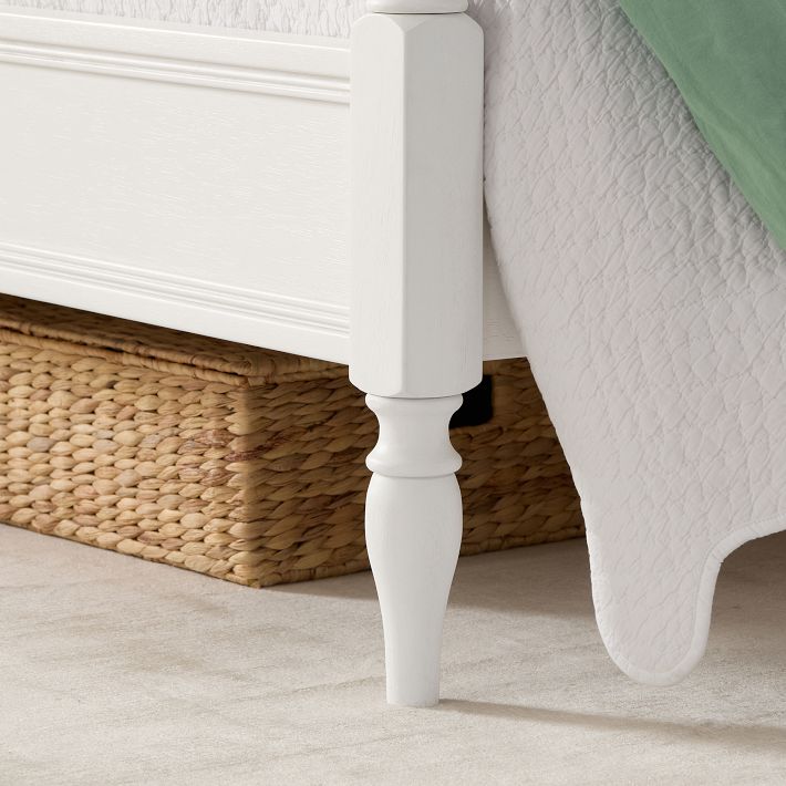 Bobbin Canopy Bed, White Spindle Columns Pottery Barn Teen