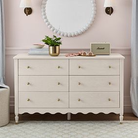 Camille 6-Drawer Dresser (54w x 19d&quot;)