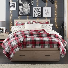 Holiday Gnome Organic Flannel Sheet Set