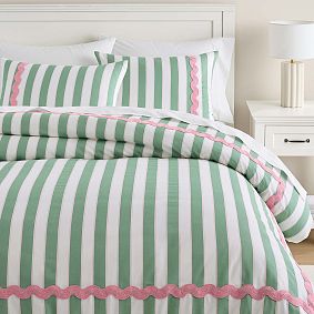 Lara Ricrac Stripe Duvet Cover