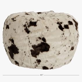 Large Pony Faux-Fur Bean Bag Chair