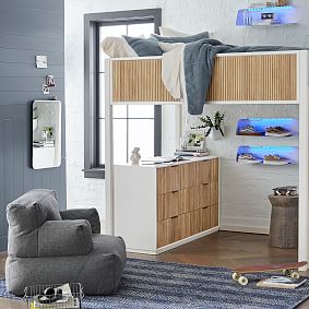 Tweed Charcoal Eco Lounger