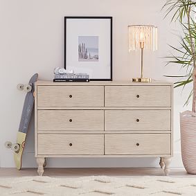 Bellevue 6-Drawer Wide Dresser (48w x 20d&quot;)