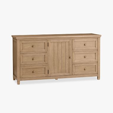 Beadboard 6-Drawer Wide Dresser (63.5w x 19d")