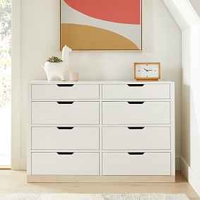 Rhys 8-Drawer Wide Dresser (52w x 21d&quot;)