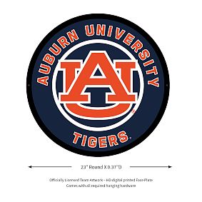 College Logo LED Round Wall Decor