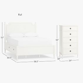 Colette Storage Bed &amp; 5-Drawer Dresser Set
