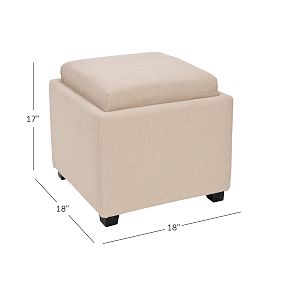 Square Storage Ottoman