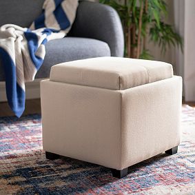 Square Storage Ottoman