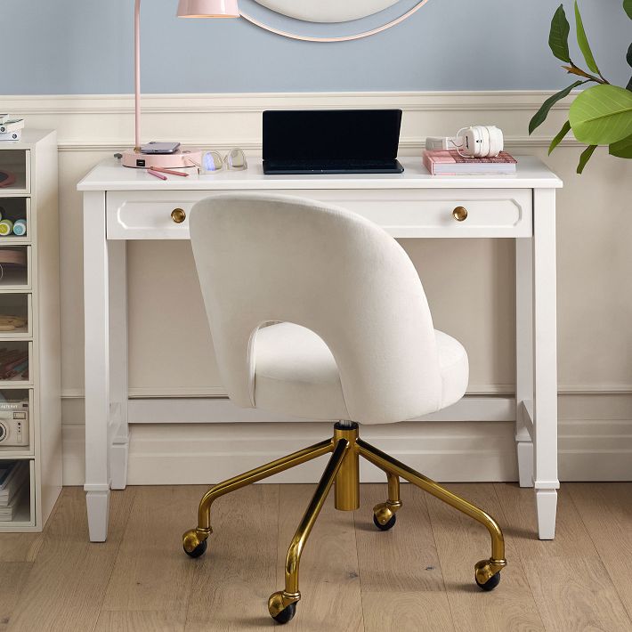 Pottery Barn ホワイト 木製 デスク 引き出し付き ポッタリーバーン auburn-writing-desk-40-o.jpg