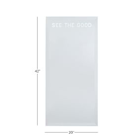 Beveled Mantra Floor Mirror