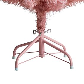 Pink Flocked Christmas Tree - 4ft