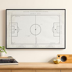 Soccer Vintage Framed Sports Art