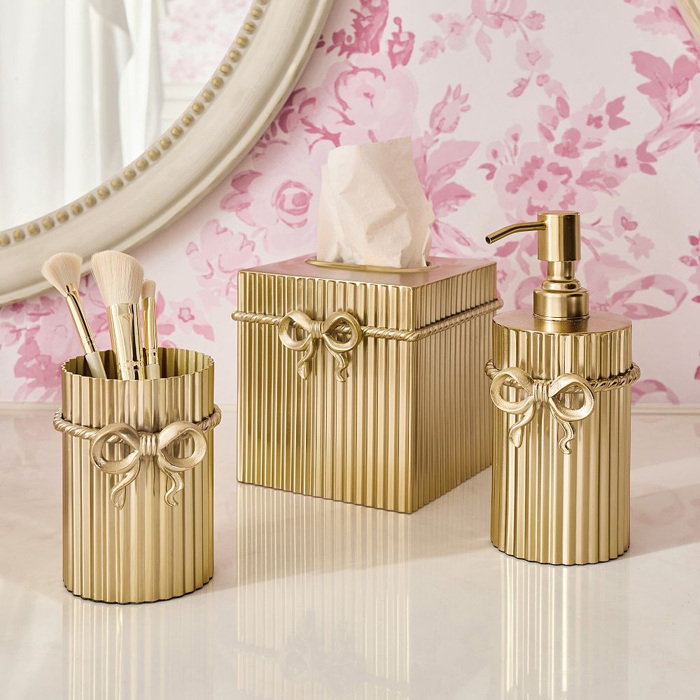 LoveShackFancy Bath Accessories - Set of 3 - Gold