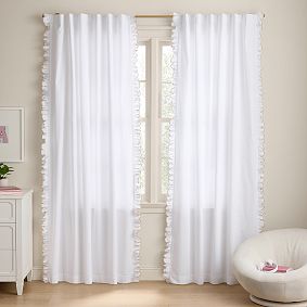 Stoney Clover Lane Rainbow Scallop Light-Filtering Curtain