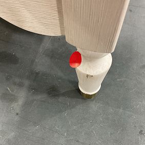 Open Box: Camille 6 Drawer Dresser (55&quot;W x 19&quot;D) - Bleached Bone