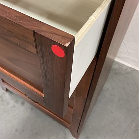 Open Box: Hampton Tall Chest of Drawers (28&quot;W x 19&quot;D) - Dark Walnut