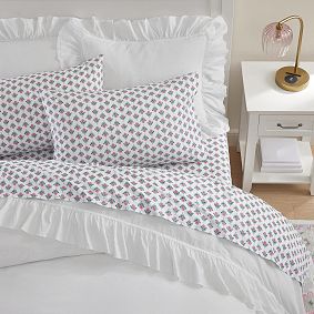Roller Rabbit Rosebud Organic Sheet Set