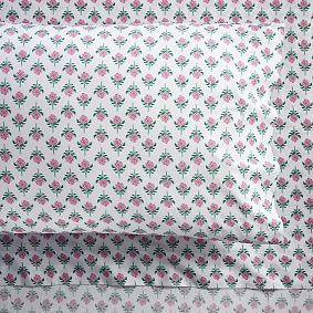 Roller Rabbit Rosebud Organic Sheet Set