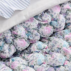 Floral Marshmallow Jersey Quilt