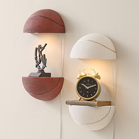 Basketball Shaped Light-Up Wall Display
