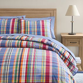 Bridgeport Plaid Duvet Cover