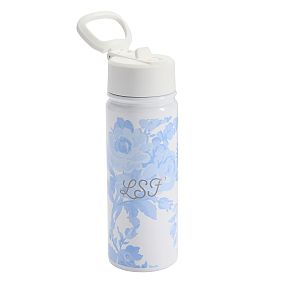 LoveShackFancy Damask Flip Straw Water Bottle