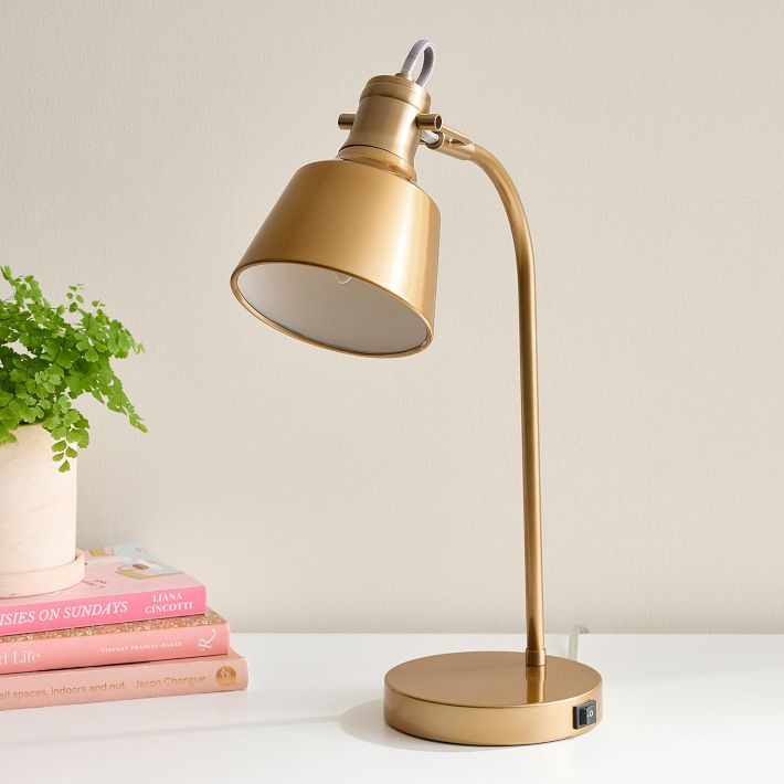 Mini Taylor Desk Lamp with USB Port Pottery Barn Teen