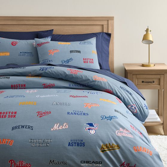 Housse De Couette Pottery Barn Pour Ado, Style Clubhouse, Taille Jumeau, 100% Coton Bleu Sarcelle