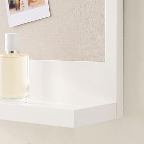 No Nails Pinboard With Display Shelf (15"x14")