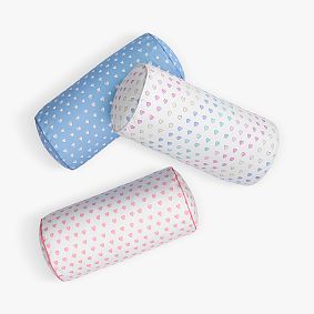 Roller Rabbit Disco Hearts Bolster Pillow