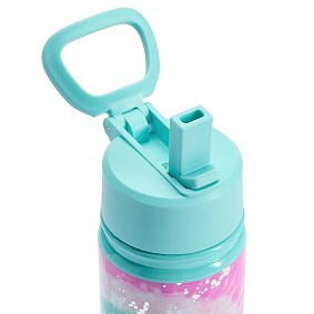 Tie-Dye Flip Straw Water Bottle