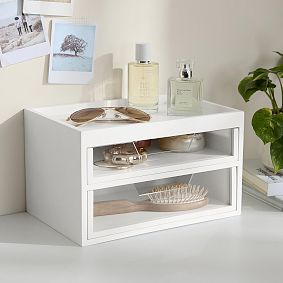 Wood &amp; Acrylic Storage Organizer