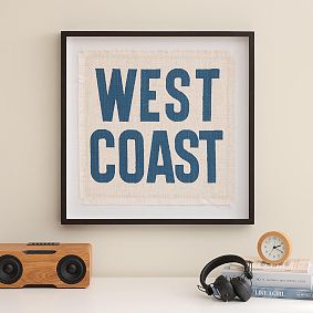 East Coast &amp; West Coast Framed Wall Art