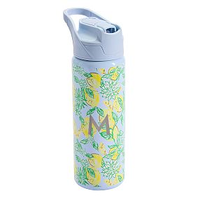 Colby Lilly Pulitzer Make Lemonade Flip Straw Water Bottle